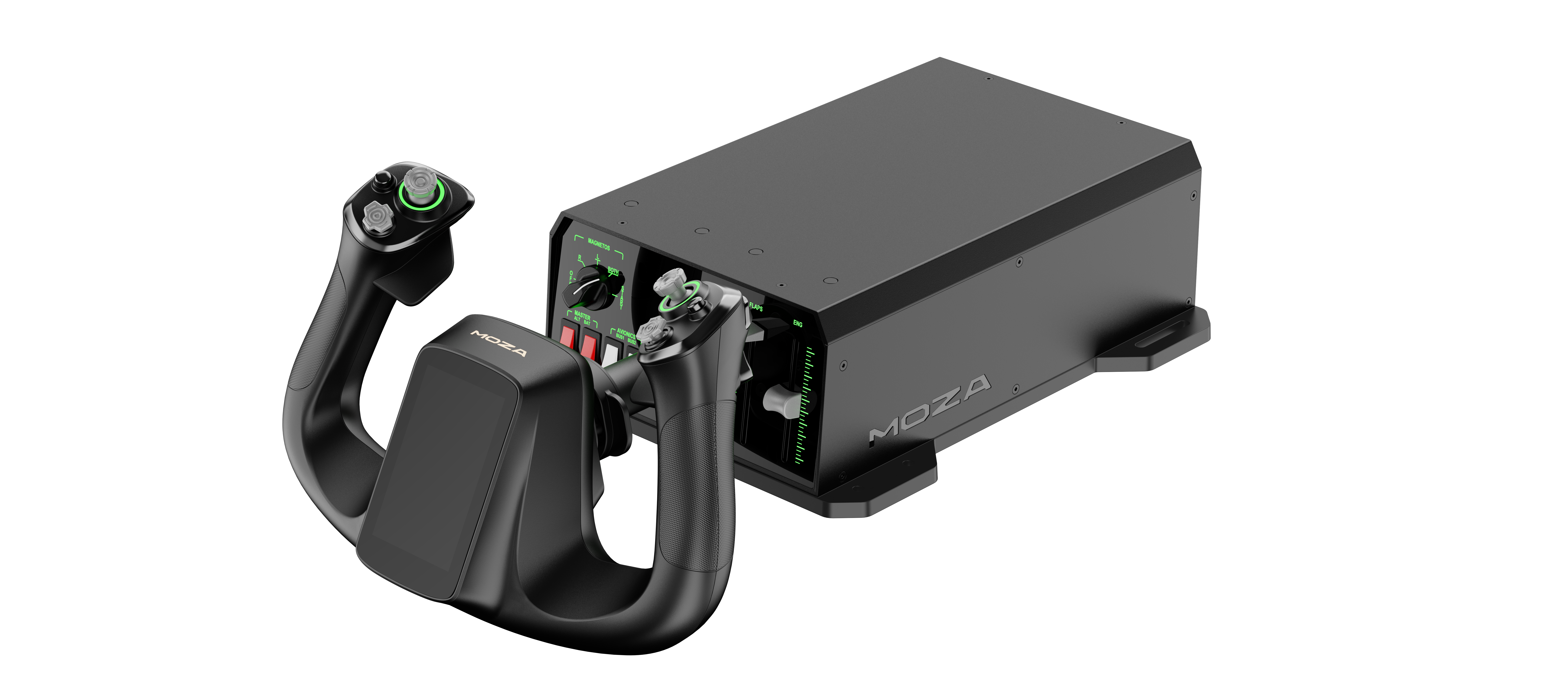 MOZA AY90 Force Feedback Yoke Base and MFY Pro